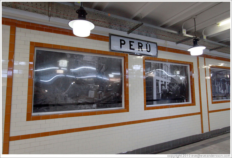 Peru station, Subte (Buenos Aires subway) line A.