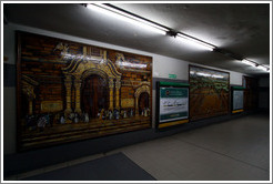 Artwork, Plaza Italia Station, Subte (Buenos Aires subway).