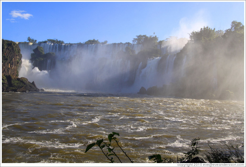 Iguazu Falls, view from Circuito Inferior.