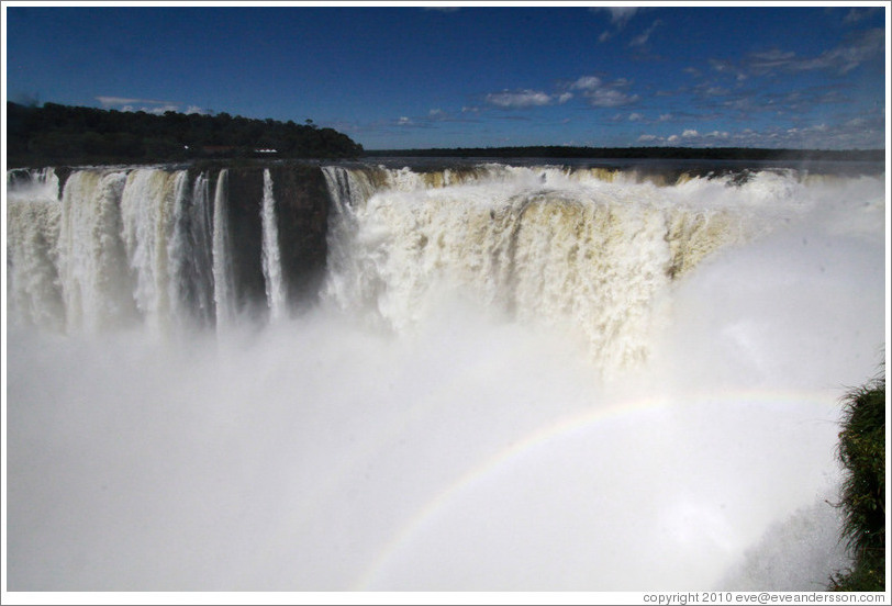 Garganta del Diablo, with rainbow.