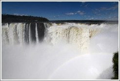 Garganta del Diablo, with rainbow.