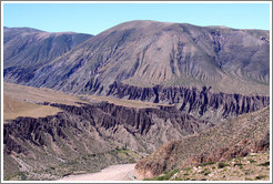 Mountains seen from Ruta Nacional 52.