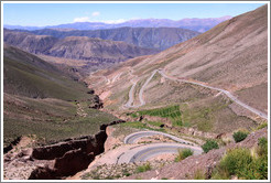 Mountains seen from Ruta Nacional 52.