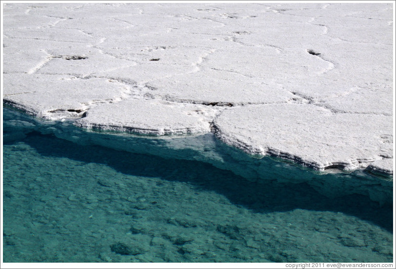 Wather channel, Salinas Grandes salt basin.