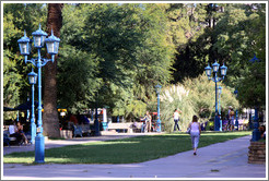 Plaza Independencia, city of Mendoza.