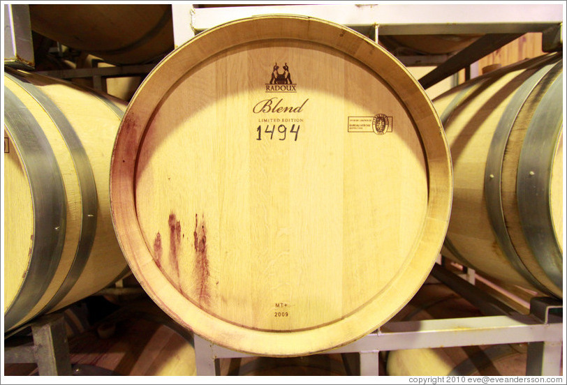 Barrel labeled "Blend Limited Edition 1494", Lagarde, Luj?de Cujo.