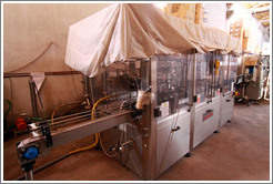 Bottling machine, Domaine Jean Bousquet, Valle de Uco.