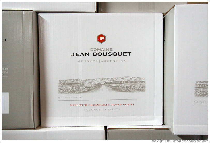 Boxes, Domaine Jean Bousquet, Valle de Uco.