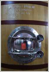 Pinot Noir tank. Bodega El Esteco.