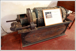 Italian horizontal mill. Museum of Bodega La Banda.