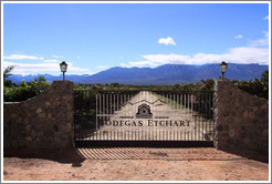 Gate. Bodegas Etchart.