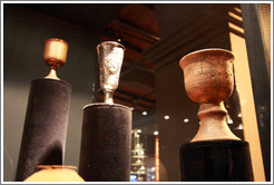 Chalices. Museo de la Vid y el Vino (Museum of Vine and Wine).