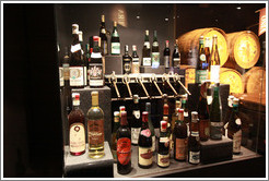 Old bottles of wine. Museo de la Vid y el Vino (Museum of Vine and Wine).