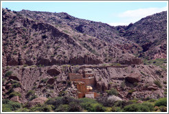 Adobe houses. Quebrada de las Conchas.