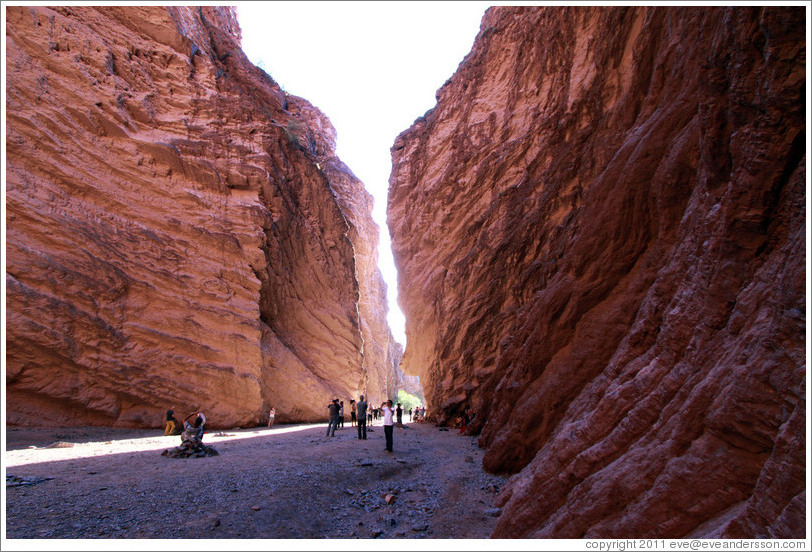 El Anfiteatro (The Ampitheatre), a natural rock formation. Quebrada de las Conchas.