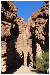 El Anfiteatro (The Ampitheatre), a natural rock formation. Quebrada de las Conchas.