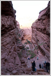 Garganta del Diablo (Devil's Throat), a natural rock formation. Quebrada de las Conchas.