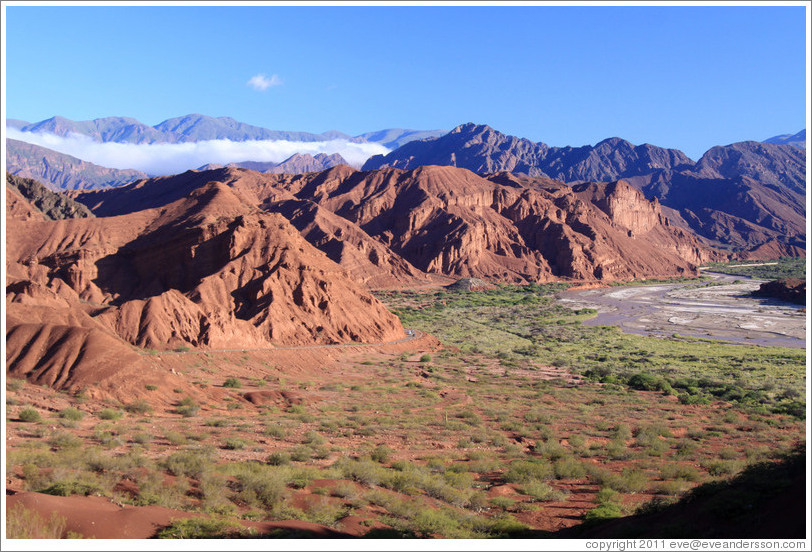 View from Mirador Tres Cruces (Three Crosses Viewpoint). Quebrada de las Conchas.