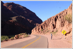 Road through Quebrada de las Conchas.
