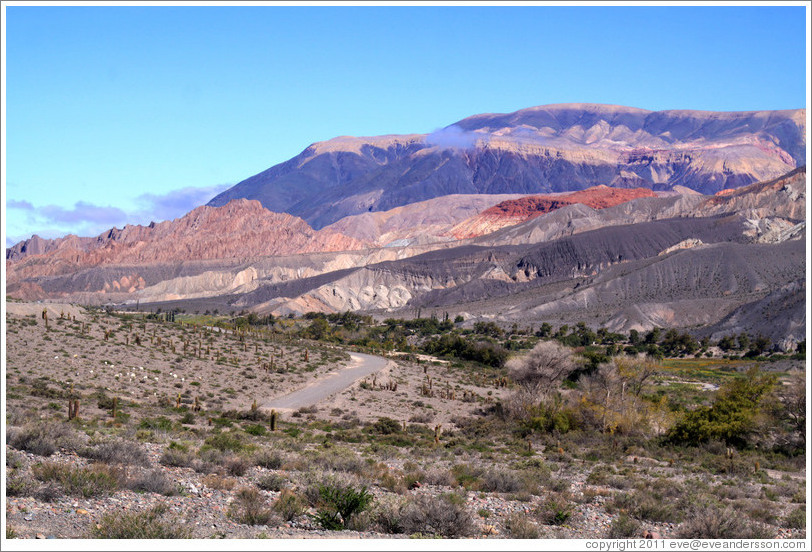 Mountains seen from Ruta Nacional 51.