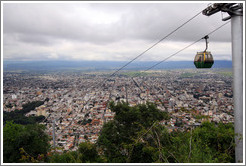 View of the city of Salta with the telef?co above. Cerro San Bernardo.