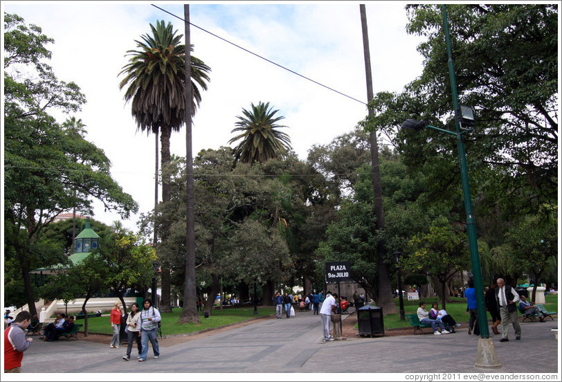 Plaza 9 de Julio.