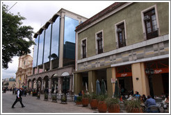 Two buildings. Plaza 9 de Julio.