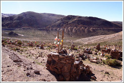 Small miners' cemetery near La Polvorilla viaduct.