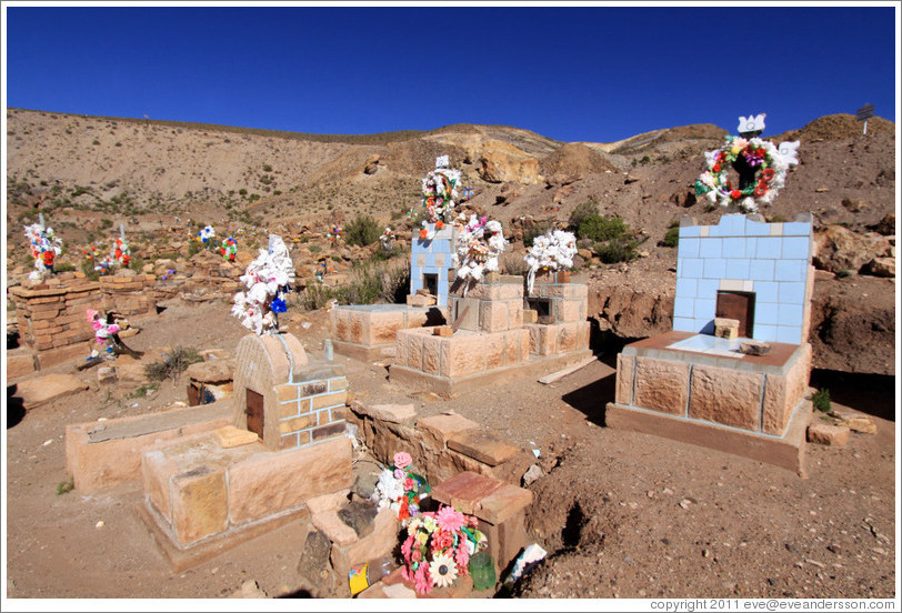 Small miners' cemetery near La Polvorilla viaduct.