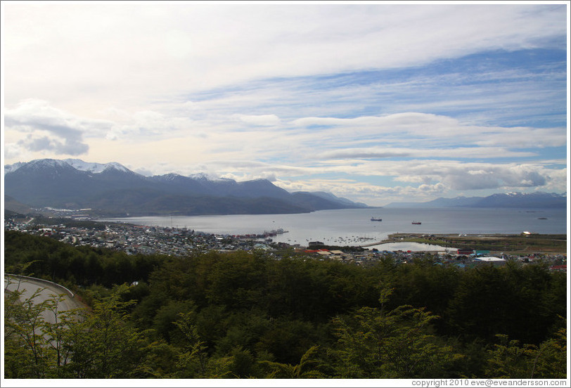 Ushuaia, viewed from Ruta Nacional No 3.