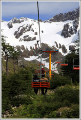 Aerosilla Glaciar Martial.