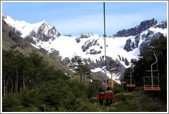 Aerosilla Glaciar Martial.