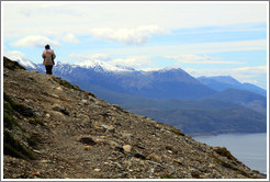 Sendero del Filo (Edge Path), Glaciar Martial.