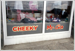 Store named Cheeky Mr. Cock, on Gobernador Paz.