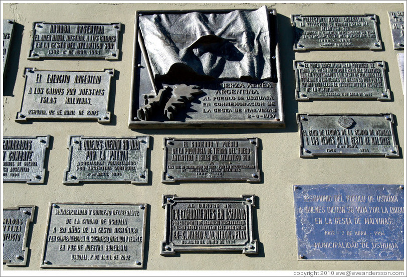 Malvinas memorial.