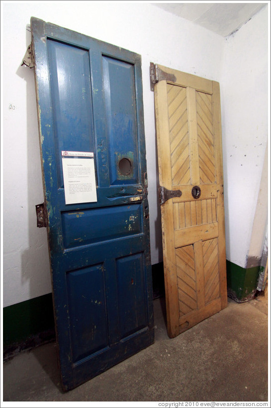 Old jail cell doors.  Museo Mar?mo de Ushuaia.