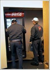 New Coke machine.  80 Prospect St., just after moving in.