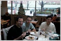 ArsDigita Thanksgiving 1999.  Philip, Patrick, and Kai.