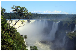 Iguassu Falls, seen from the Brazil side.