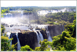 Iguassu Falls, seen from the Brazil side.