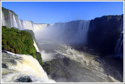 Iguassu Falls, seen from the Brazil side.