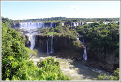 Iguassu Falls, seen from the Brazil side.