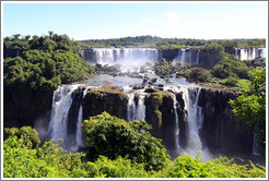 Iguassu Falls, seen from the Brazil side.