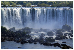 Iguassu Falls, seen from the Brazil side.