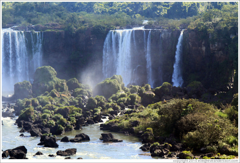 Iguassu Falls, seen from the Brazil side.