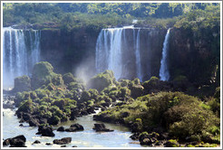 Iguassu Falls, seen from the Brazil side.