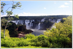 Iguassu Falls, seen from the Brazil side.