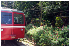 Train that takes visitors to the top of Corcovado Mountain.  Built in 1884, this is Brazil's old electric railroad.