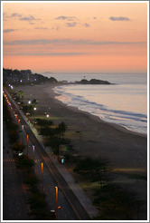 Ipanema Beach at sunrise.