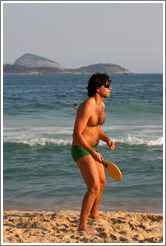 Man on Ipanema Beach.